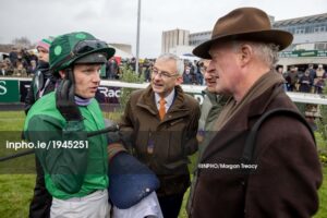 Jockey Paul Townend with trainer Willie Mullins