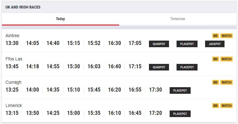 Ladbrokes horse racing live streaming
